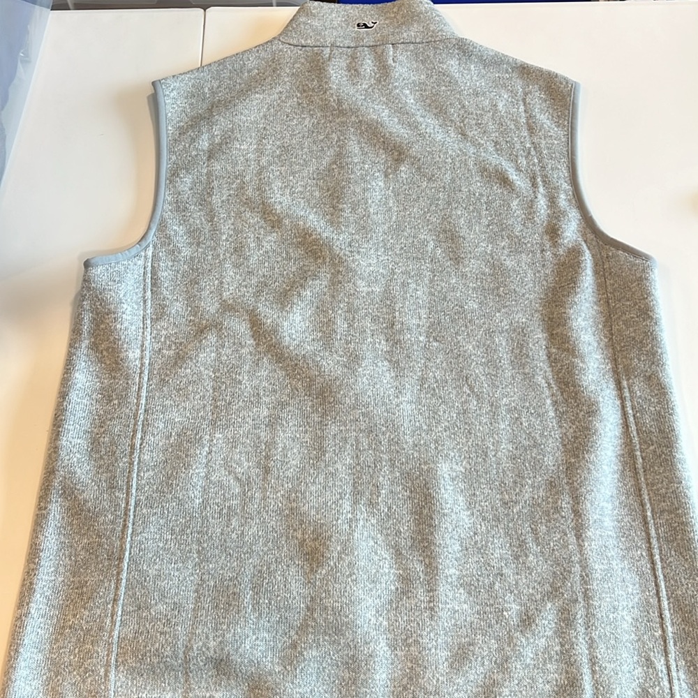 Vineyard Vines - Heather‎ Gray Vest, medium - Picture 2 of 5